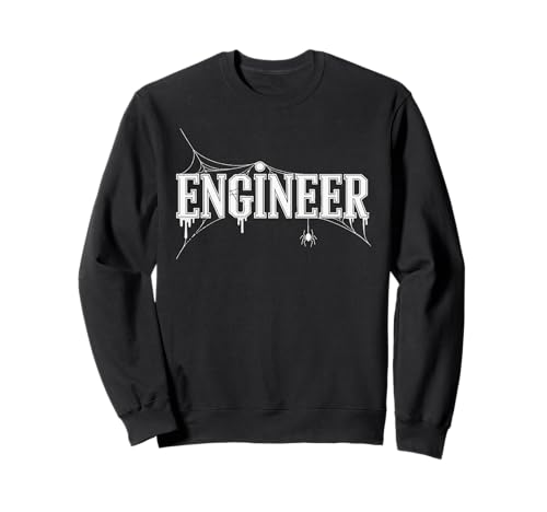 Halloween Ingenieur Spinnennetz Engineering Herren Damen Sweatshirt von Spooky Engineer Halloween Engineering Joke