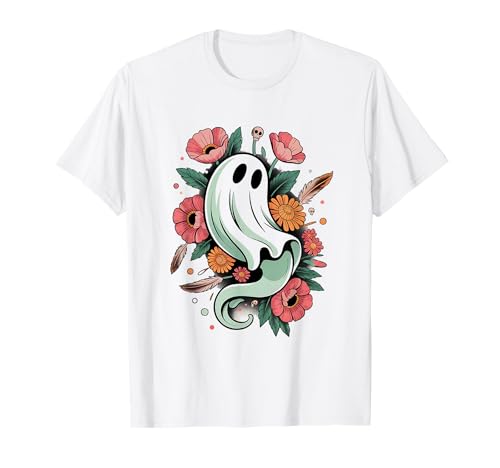 Niedlicher lustiger Geist für Frauen, gruselige Jahreszeit T-Shirt Niedlicher lustiger Geist für Frauen, gruselige Jahreszeit T-Shirt von Spooky Era Ghost Lover Halloween