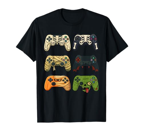 Halloween Skelett Lustig Gruselig Gaming Controller Jungen Kinder T-Shirt Halloween Skelett Lustig Gruselig Gaming Controller Jungen Kinder T-Shirt von Spooky Gaming Controllers Halloween Boys Kids Fun