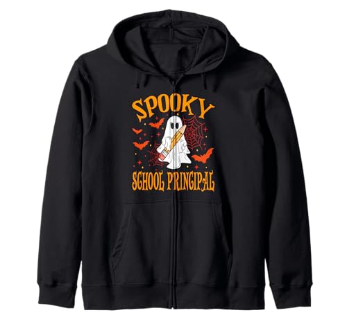 Gruselige Schule Principal Ghost Lustig Halloween Schule Frauen Kapuzenjacke Gruselige Schule Principal Ghost Lustig Halloween Schule Frauen Kapuzenjacke von Spooky Ghost Halloween for Teachers And Students