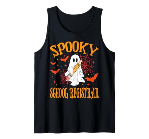 Gruselige Schule Registrar Geist Lustig Halloween Schule Frauen Tank Top Gruselige Schule Registrar Geist Lustig Halloween Schule Frauen Tank Top von Spooky Ghost Halloween for Teachers And Students