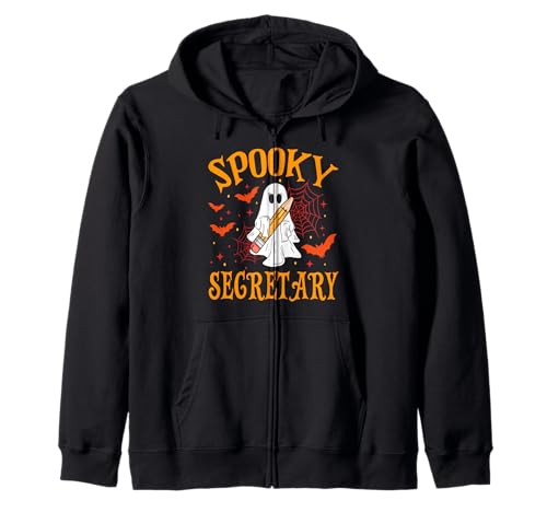 Gruselige Sekretärin Geist Lustig Halloween Schule Frauen Kapuzenjacke Gruselige Sekretärin Geist Lustig Halloween Schule Frauen Kapuzenjacke von Spooky Ghost Halloween for Teachers And Students