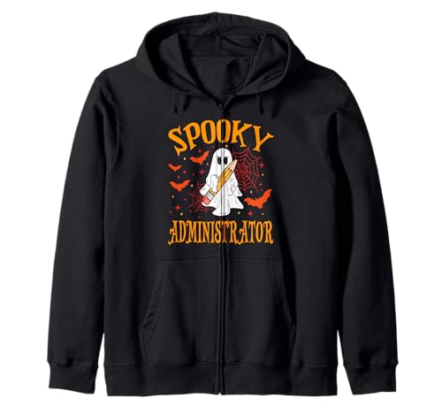 Gruseliger Administrator Geist Lustig Halloween Schule Frauen Kapuzenjacke Gruseliger Administrator Geist Lustig Halloween Schule Frauen Kapuzenjacke von Spooky Ghost Halloween for Teachers And Students