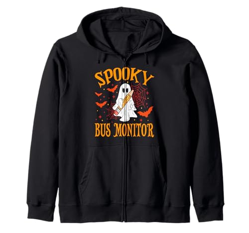 Gruseliger Bus Monitor Geist Lustig Halloween Schule Frauen Kapuzenjacke Gruseliger Bus Monitor Geist Lustig Halloween Schule Frauen Kapuzenjacke von Spooky Ghost Halloween for Teachers And Students