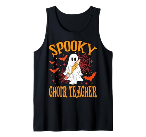 Gruseliger Chor Lehrer Geist Lustig Halloween Schule Frauen Tank Top Gruseliger Chor Lehrer Geist Lustig Halloween Schule Frauen Tank Top von Spooky Ghost Halloween for Teachers And Students