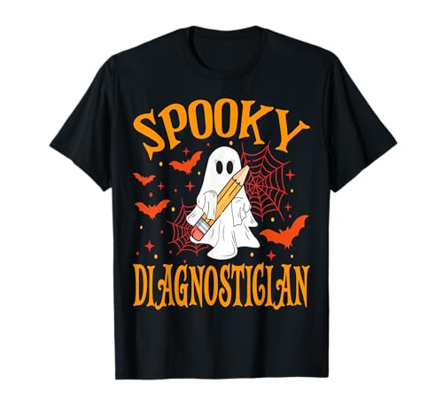 Gruseliger Diagnostiker Geist Lustig Halloween Schule Frauen T-Shirt Gruseliger Diagnostiker Geist Lustig Halloween Schule Frauen T-Shirt von Spooky Ghost Halloween for Teachers And Students
