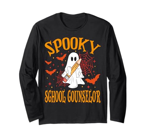 Gruseliger Schulberater Geist Lustig Halloween Schule Frauen Langarmshirt Gruseliger Schulberater Geist Lustig Halloween Schule Frauen Langarmshirt von Spooky Ghost Halloween for Teachers And Students