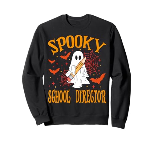 Gruseliger Schuldirektor Geist Lustig Halloween Schule Frauen Sweatshirt Gruseliger Schuldirektor Geist Lustig Halloween Schule Frauen Sweatshirt von Spooky Ghost Halloween for Teachers And Students