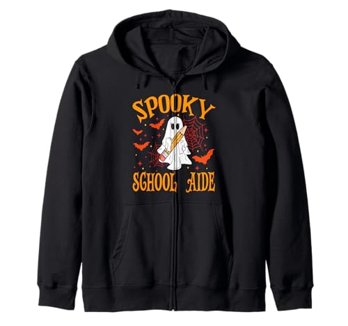 Gruseliger Schulhelfer Geist Lustig Halloween Schule Frauen Kapuzenjacke Gruseliger Schulhelfer Geist Lustig Halloween Schule Frauen Kapuzenjacke von Spooky Ghost Halloween for Teachers And Students