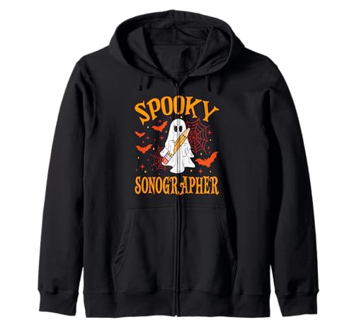 Gruseliger Sonographer Geist Lustig Halloween Schule Frauen Kapuzenjacke Gruseliger Sonographer Geist Lustig Halloween Schule Frauen Kapuzenjacke von Spooky Ghost Halloween for Teachers And Students