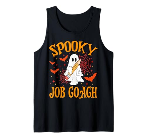 Spooky Job Coach Ghost Lustig Halloween Schule Frauen Tank Top Spooky Job Coach Ghost Lustig Halloween Schule Frauen Tank Top von Spooky Ghost Halloween for Teachers And Students