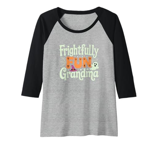 Damen Schrecklich lustiger niedlicher Halloween-Hexengeist für Großmutter Raglan Damen Schrecklich lustiger niedlicher Halloween-Hexengeist für Großmutter Raglan von Spooky Halloween Apparel for Cool Grandmas