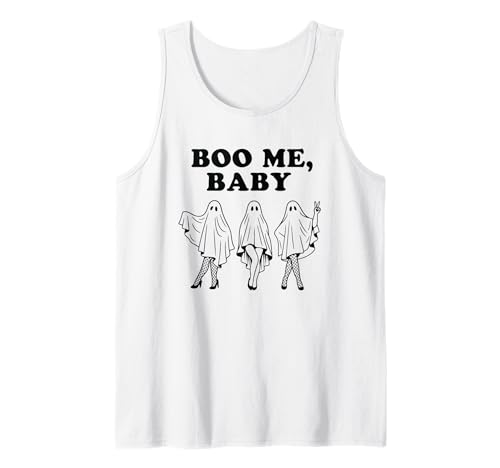 Boo Me Baby Süßer Geist Halloween-Humor Tank Top Boo Me Baby Süßer Geist Halloween-Humor Tank Top von Spooky Halloween Ghost Fun Vibes