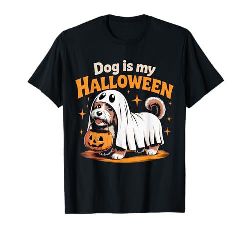 Lustiger My Dog is My Boo Halloween Ghost Dog Men Women Kids T-Shirt Lustiger My Dog is My Boo Halloween Ghost Dog Men Women Kids T-Shirt von Spooky Halloween Pet Designs for Dogs Lovers Sar