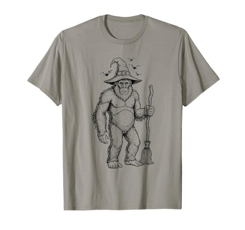 Lustige Bigfoot Sasquatch Hexe Halloween Männer Frauen Kinder T-Shirt Lustige Bigfoot Sasquatch Hexe Halloween Männer Frauen Kinder T-Shirt von Spooky Halloween Sasquatch Cryptid Costume Apparel