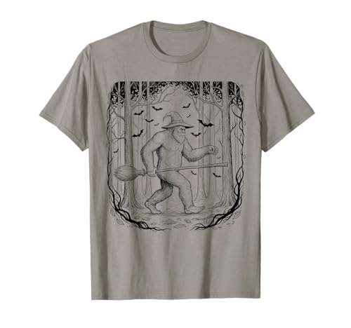 Lustige Bigfoot Sasquatch Hexe Halloween Männer Frauen Kinder T-Shirt Lustige Bigfoot Sasquatch Hexe Halloween Männer Frauen Kinder T-Shirt von Spooky Halloween Sasquatch Cryptid Costume Apparel