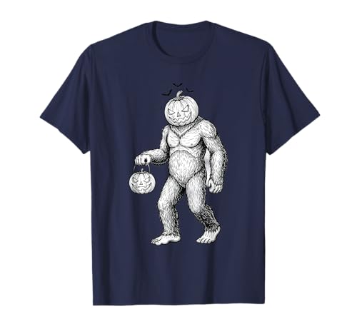 Lustiger Bigfoot Sasquatch Kürbis Halloween Männer Frauen Kinder T-Shirt Lustiger Bigfoot Sasquatch Kürbis Halloween Männer Frauen Kinder T-Shirt von Spooky Halloween Sasquatch Cryptid Costume Apparel