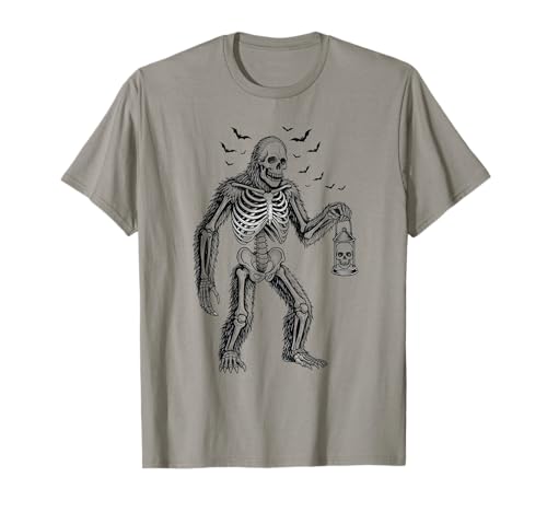 Lustiges Bigfoot Sasquatch Skelett Halloween Männer Frauen Kinder T-Shirt Lustiges Bigfoot Sasquatch Skelett Halloween Männer Frauen Kinder T-Shirt von Spooky Halloween Sasquatch Cryptid Costume Apparel