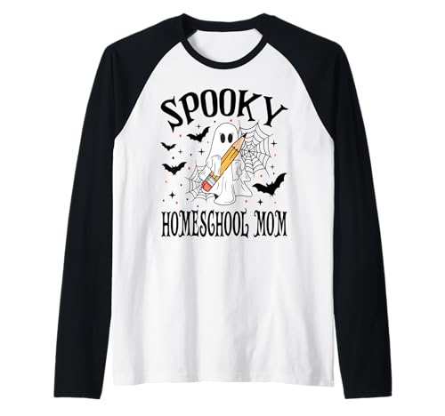 Gruselige Homeschool Mama Halloween Schule Raglan Gruselige Homeschool Mama Halloween Schule Raglan von Spooky Halloween for Teachers And Students