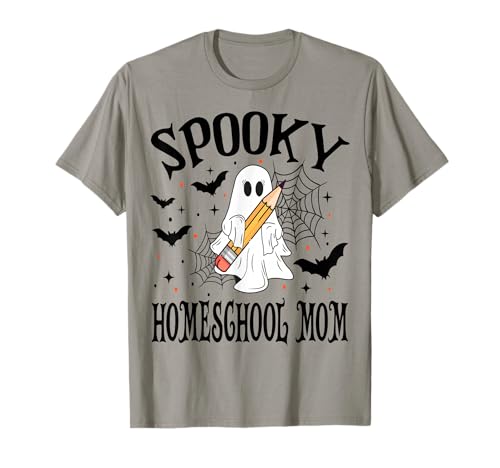 Gruselige Homeschool Mama Halloween Schule T-Shirt Gruselige Homeschool Mama Halloween Schule T-Shirt von Spooky Halloween for Teachers And Students