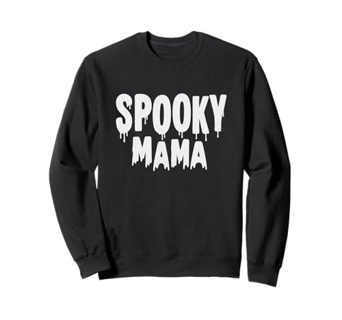 Gruselige Mama Halloween Outfit Frauen Geist Mama Kostüm Look Sweatshirt Gruselige Mama Halloween Outfit Frauen Geist Mama Kostüm Look Sweatshirt von Spooky Mama Collective