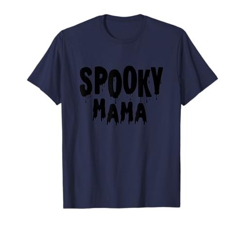 Gruselige Mama Halloween Outfit Frauen Geist Mama Kostüm Look T-Shirt von Spooky Mama Collective