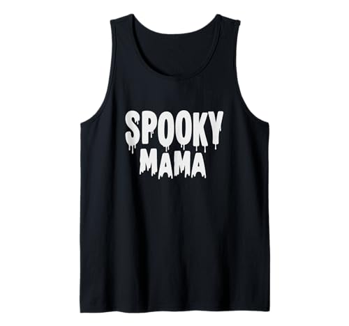 Gruselige Mama Halloween Outfit Frauen Geist Mama Kostüm Look Tank Top von Spooky Mama Collective