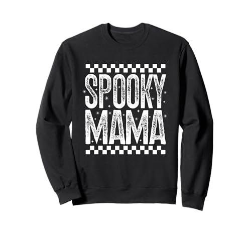 Spooky Mama Retro Halloween Season Hexe Zitat Spruch Geschenk Sweatshirt von Spooky Mama T-Shirt Co.