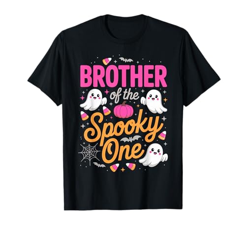 Halloween Spooky One 1 Passender Bruder für Mädchen zum ersten Geburtstag T-Shirt Halloween Spooky One 1 Passender Bruder für Mädchen zum ersten Geburtstag T-Shirt von Spooky One Matching Birthday Tees NYC