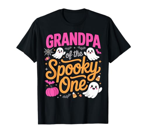 Halloween Spooky One 1 Passender Opa für Mädchen zum ersten Geburtstag T-Shirt Halloween Spooky One 1 Passender Opa für Mädchen zum ersten Geburtstag T-Shirt von Spooky One Matching Birthday Tees NYC
