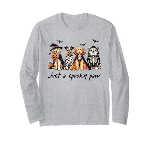 Niedliches Halloween-Kostüm für Hunde, Hexe, Mama, Vampir, Skelett Langarmshirt Niedliches Halloween-Kostüm für Hunde, Hexe, Mama, Vampir, Skelett Langarmshirt von Spooky Paws Halloween Dog Costume Party Apparel