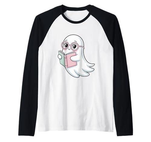 Ghostly Reader | Bookworm Spirit Cozy Girls Raglan Ghostly Reader | Bookworm Spirit Cozy Girls Raglan von Spooky Reader | Cute Ghostcore