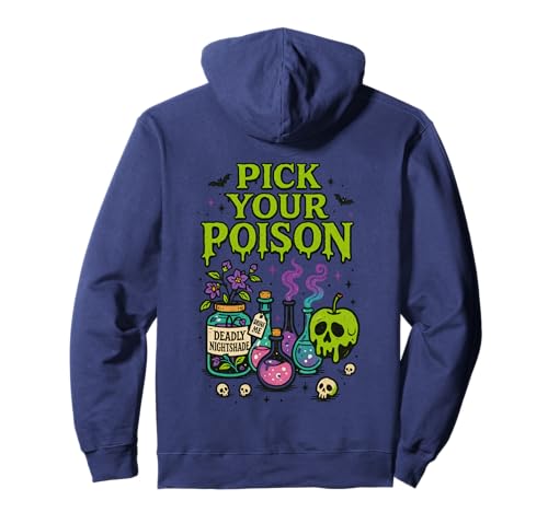 Pick Your Poison, Funny Halloween Men Women Pullover Hoodie Pick Your Poison, Funny Halloween Men Women Pullover Hoodie von Spooky Season Funny Halloween Tees