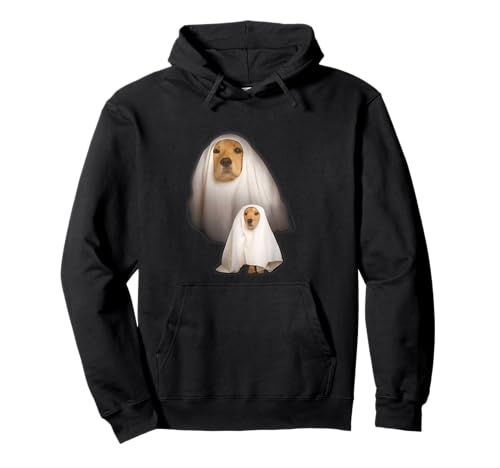 Ghost Dogs Labrador Memes Lustige Halloween-Kinder Damen Herren Pullover Hoodie von Spooky Season Retriever Dogs Halloween Costume Dog