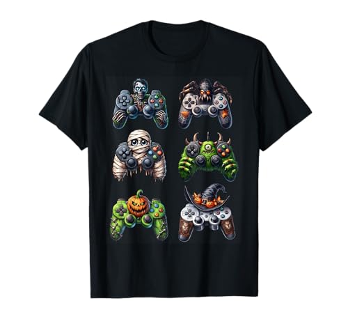 Skelett Zombie Gaming Controller Mama Halloween Jungen Kinder T-Shirt Skelett Zombie Gaming Controller Mama Halloween Jungen Kinder T-Shirt von Spooky Spooky Halloween Gamers 2025 Gaming