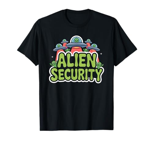 Alien Security Lustiges Halloween-Kostüm Papa Mama Gruppe T-Shirt Alien Security Lustiges Halloween-Kostüm Papa Mama Gruppe T-Shirt von Spooky Squad Apparel Co.