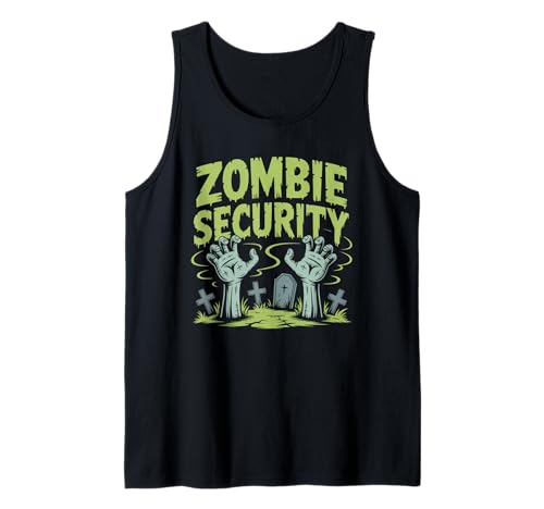 Zombie Security Lustiges Halloween-Kostüm Papa Mama Gruppe Tank Top Zombie Security Lustiges Halloween-Kostüm Papa Mama Gruppe Tank Top von Spooky Squad Apparel Co.