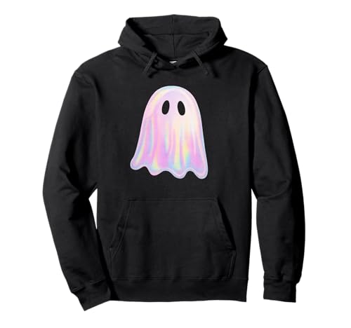 Halloween Disco Ghost Cute Pastel Damen Top Pullover Hoodie Halloween Disco Ghost Cute Pastel Damen Top Pullover Hoodie von Spooky Sweet Spirit