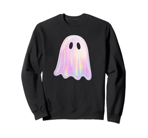 Halloween Disco Ghost Cute Pastel Damen Top Sweatshirt Halloween Disco Ghost Cute Pastel Damen Top Sweatshirt von Spooky Sweet Spirit