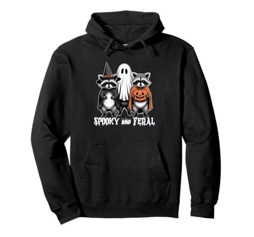 Spooky and Feral Waschbär Lustig Halloween Männer Frauen Kinder Pullover Hoodie Spooky and Feral Waschbär Lustig Halloween Männer Frauen Kinder Pullover Hoodie von Spooky and Feral Raccoon Halloween