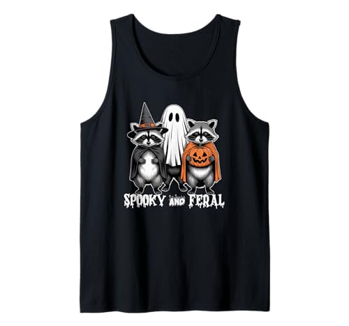 Spooky and Feral Waschbär Lustig Halloween Männer Frauen Kinder Tank Top Spooky and Feral Waschbär Lustig Halloween Männer Frauen Kinder Tank Top von Spooky and Feral Raccoon Halloween