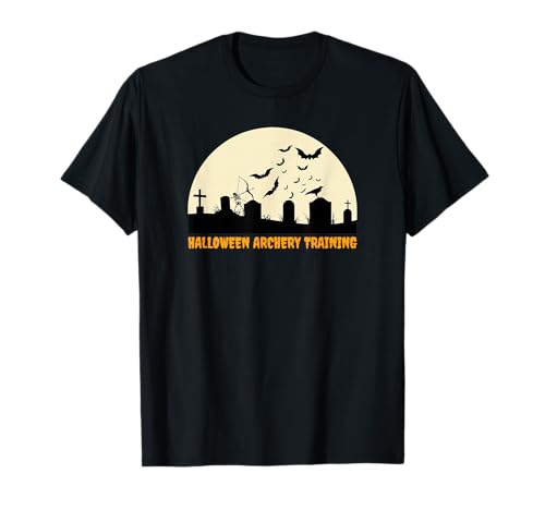 Halloween Bogenschießen Bogen und Pfeile Mann Frauen Lustiges T-Shirt T-Shirt von Spooky season Archery Bow Hunter Gilrs Boys