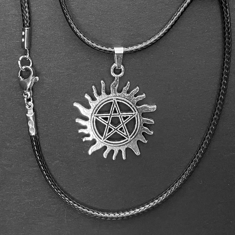 Supernatural Tattoo Kette Anti Besessenheit Symbol, Cosplay Requisite Supernatural Tattoo Kette Anti Besessenheit Symbol, Cosplay Requisite von Spookyisland