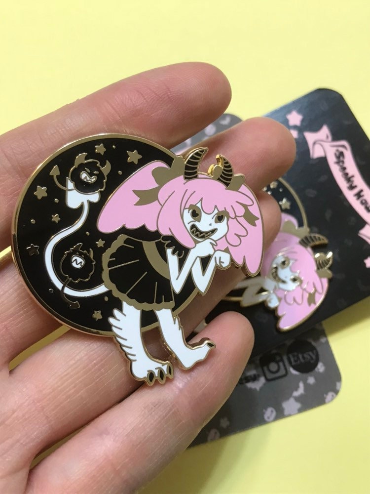 Little Kawaii Dämon Emaille Pin Little Kawaii Dämon Emaille Pin von Spookykawaiiadesu
