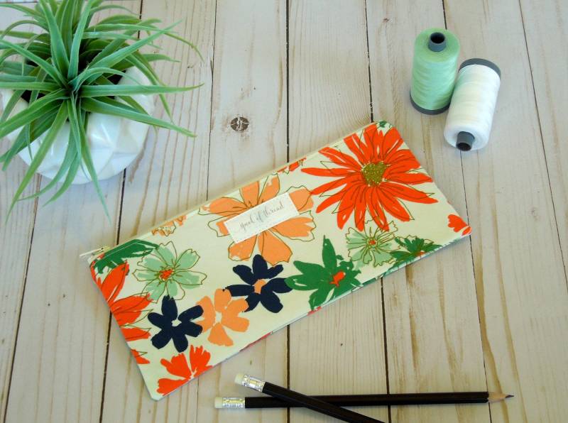 Bleistifttasche/Zurück Zu Schule Zip-Beutel von SpoolofThreadDesigns