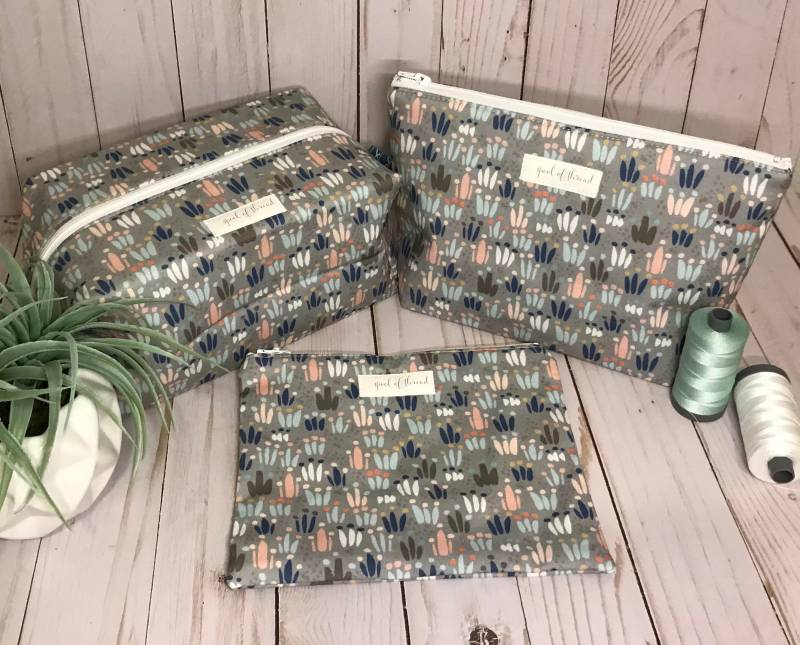 Original Kosmetik Tasche Satz/Reisetaschen Sporttaschen von SpoolofThreadDesigns