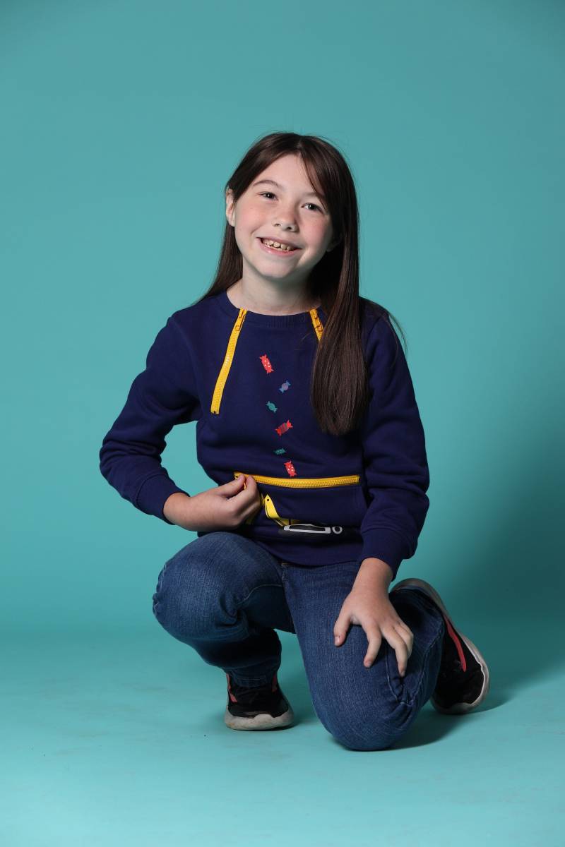 Kinder-Adaptiv-Pullover G-Tube, Brustport & Zugang Zur Inspirationsspritze Kinder-Adaptiv-Pullover G-Tube, Brustport & Zugang Zur Inspirationsspritze von SpoonieThreads