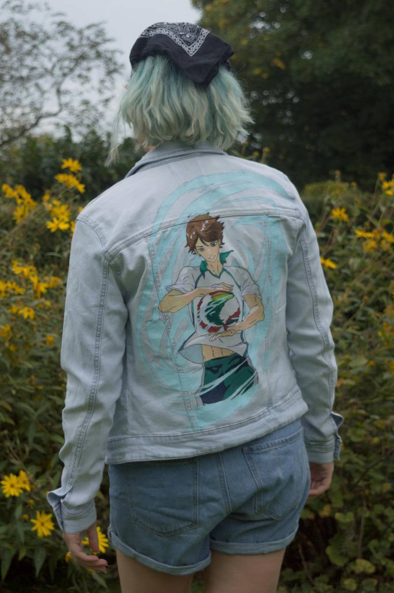 Handbemalte Benutzerdefinierte Jeansjacke, Jede Ihrer Ideen von SpoopyCreative