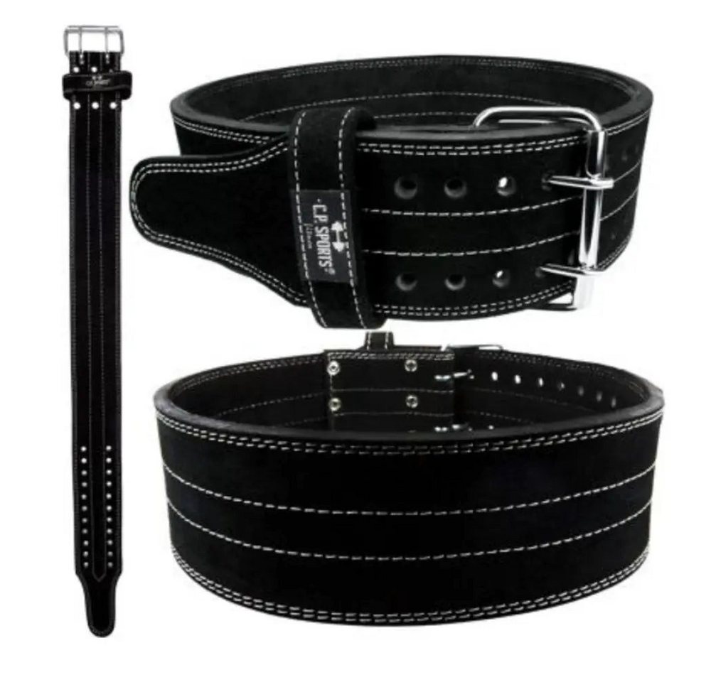 Sport-Knight® Dip-Gürtel Gewichthebergürtel Powerlifting, 3-lagiges und hochwertiges Leder von Sport-Knight®