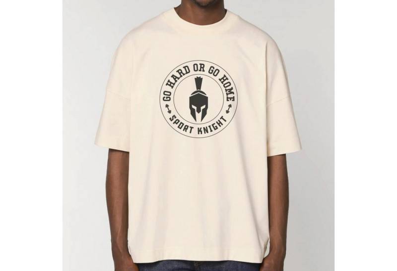 Sport-Knight® T-Shirt Sport-Knight® Herren Oversize Logo T-Shirt "Go Hard or Go Home" von Sport-Knight®